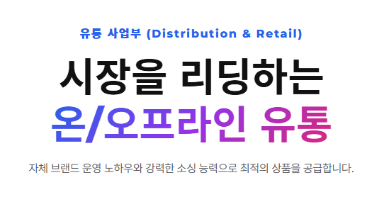 유통 사업부 (Distribution & Retail)